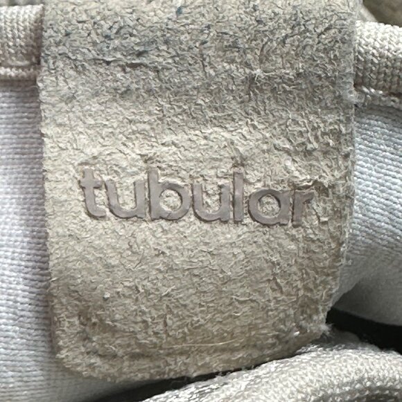 Adidas Tubular Beige/Gray Knit Running Shoes Size Mens 4.5 Ladies 6.5 Athletic - Picture 12 of 14